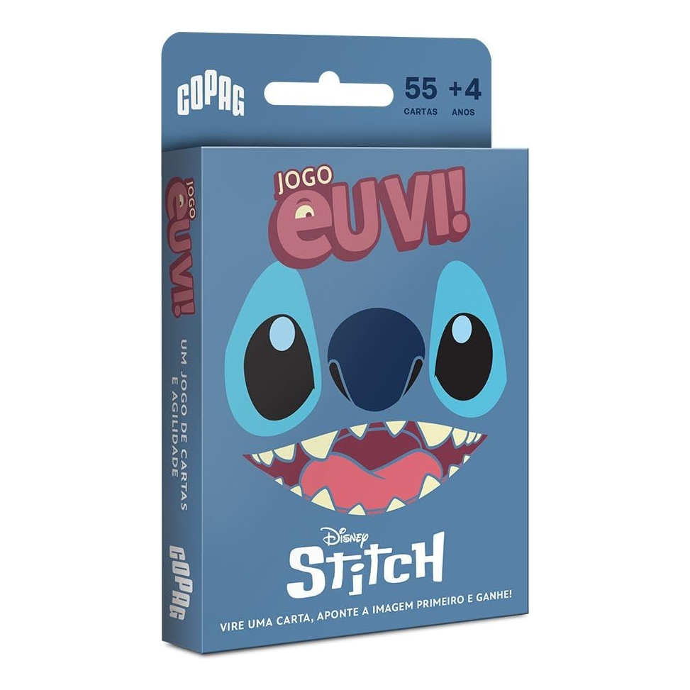 JOGO EU VI COPAG STITCH / SPIDER / TOY STORY/ REI LEÃO / SETE ANÕES E JOGO DA MEMORIA DORY