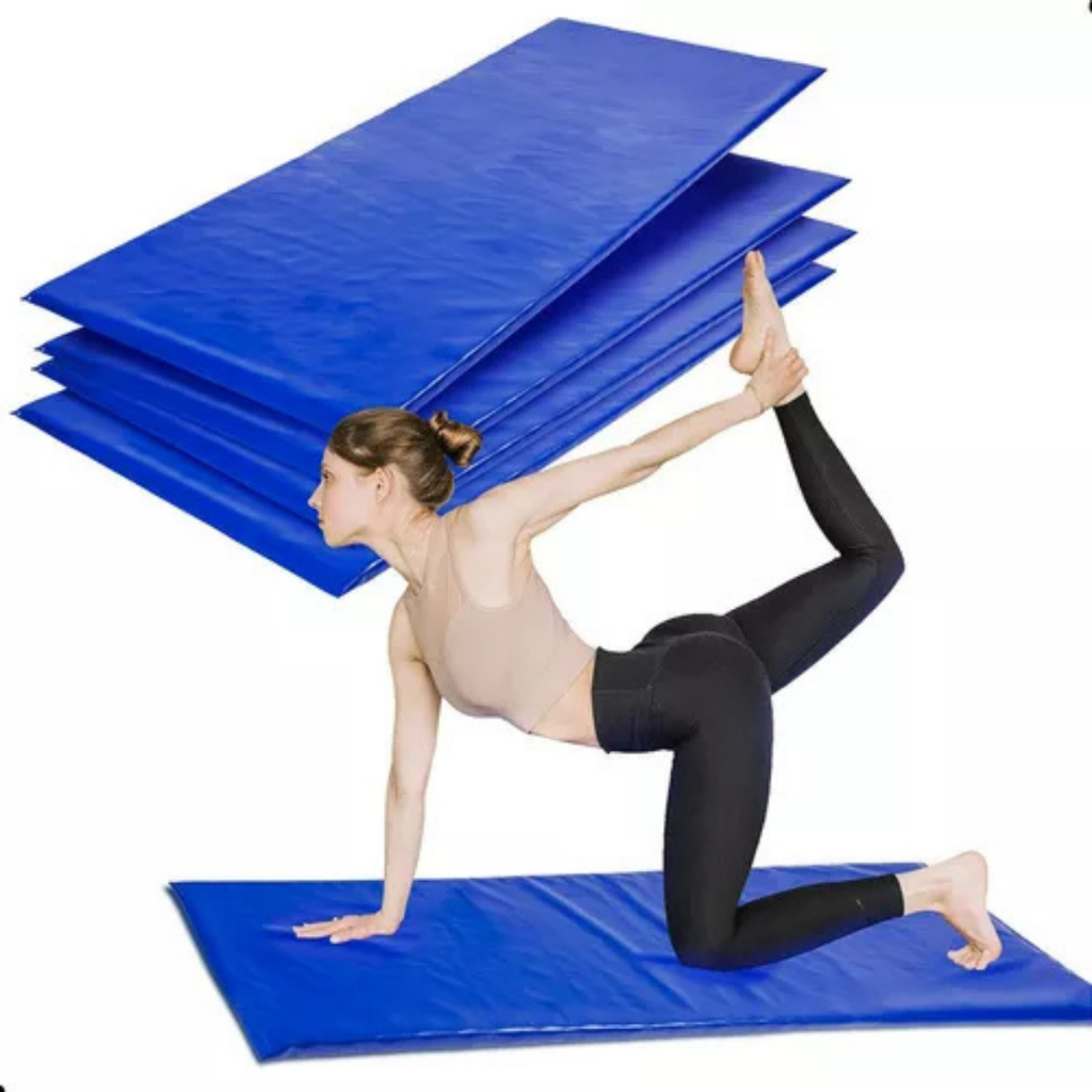 Colchonete p/ Academia Premium 90x40x3 cm Espuma Macia D23 Impermeável Compacto Fit Mat Yoga Pilates