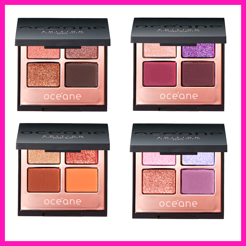 Oceane Edition 4 Eyeshadow Pallete 4,5g (Paleta de Sombras Com Tons Sofisticados E Versáteis)