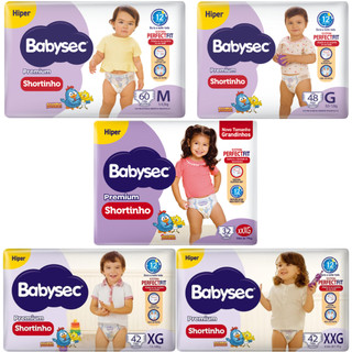 Fralda Babysec Galinha Pintadinha Shortinho Pants Premium Hiper