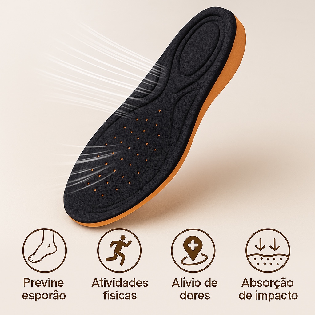 PAR DE PALMILHA EM GEL ORTOPÉDICA PARA DORES NOS PÉS ESPORÃO E FASCITE PLANTAR ENVIO IMEDIATO em Oferta na Shopee
