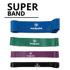 Elastica Super Band Varios Tamanho Leve Media Forte Extra Forte Exercicio Pilates Resistencia