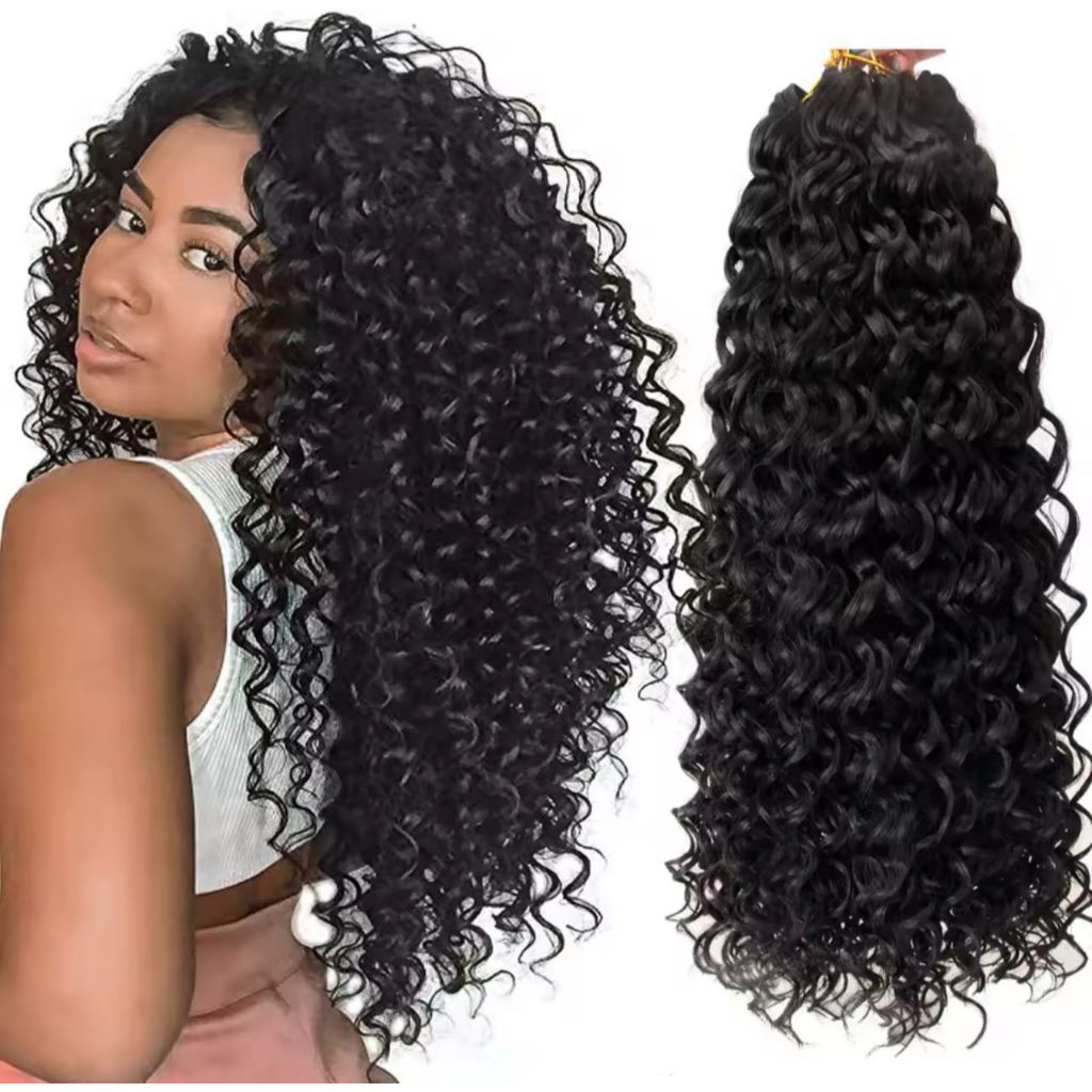 Cabelo Cacheado 100% Orgânico Para Crochet Braid - 320gr 75cm Idêntico ao Cabelo Humano Fibra Premium em Oferta na Shopee
