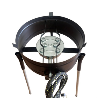 FOGAREIRO ALTA PRESSÃO 6 CAULIM COM PÉ P/ TACHO E ARADO em Oferta na Shopee