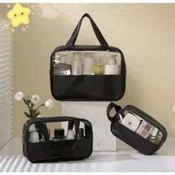 ANA1108 Translúcido Necessaire Bolsa Portátil Para Viagem Cosméticos Produtos De Higiene -624/605
