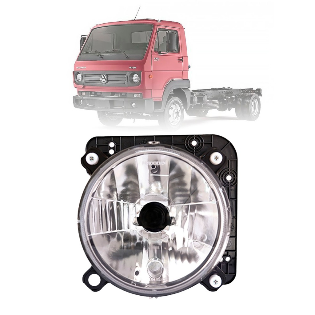 Farol Delivery Caminhão VW 5140 5150 8150 8160 9150 9160 10160 Lado Direito Lado Esquerdo