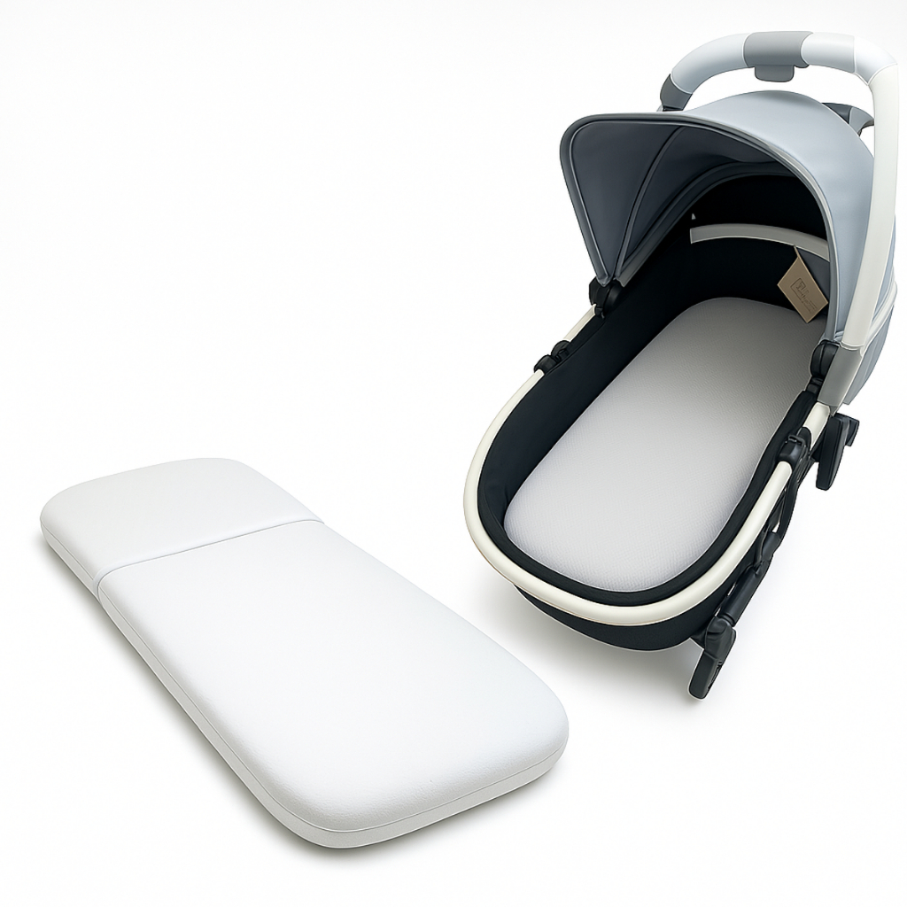 Colchonete Para Carrinho De Bebê Moises Universal Macio Capa Lavável