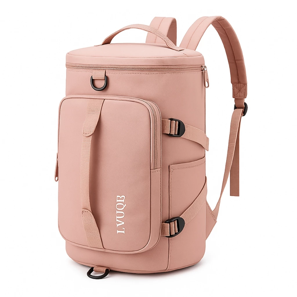 Mochila Bolsa De Viagem Academia Sport Com Bolso Impermeável Espaço Calçados Alça Lateral 30L Capacidade — imagem 1