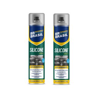 Kit 2 Silicone Spray Carro Novo 400ml Alto Rendimeto Br Brasil em Oferta na Shopee