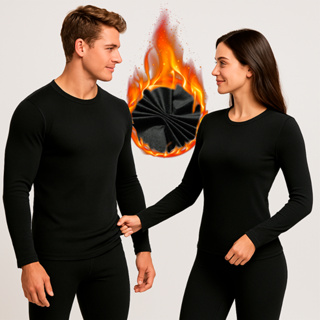 Conjunto Segunda Pele Térmica Flanelado Frio Intenso Preto Proteção Masculino Feminino Unissex em Oferta na Shopee