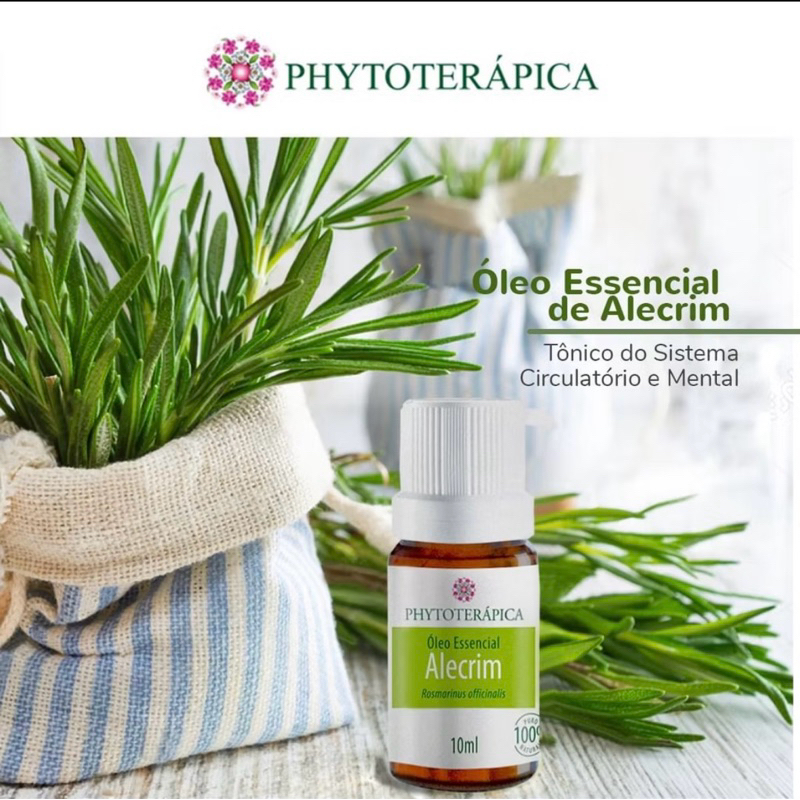 Óleo Essencial de Alecrim 10ml Phytoterápica — imagem 2 de 2