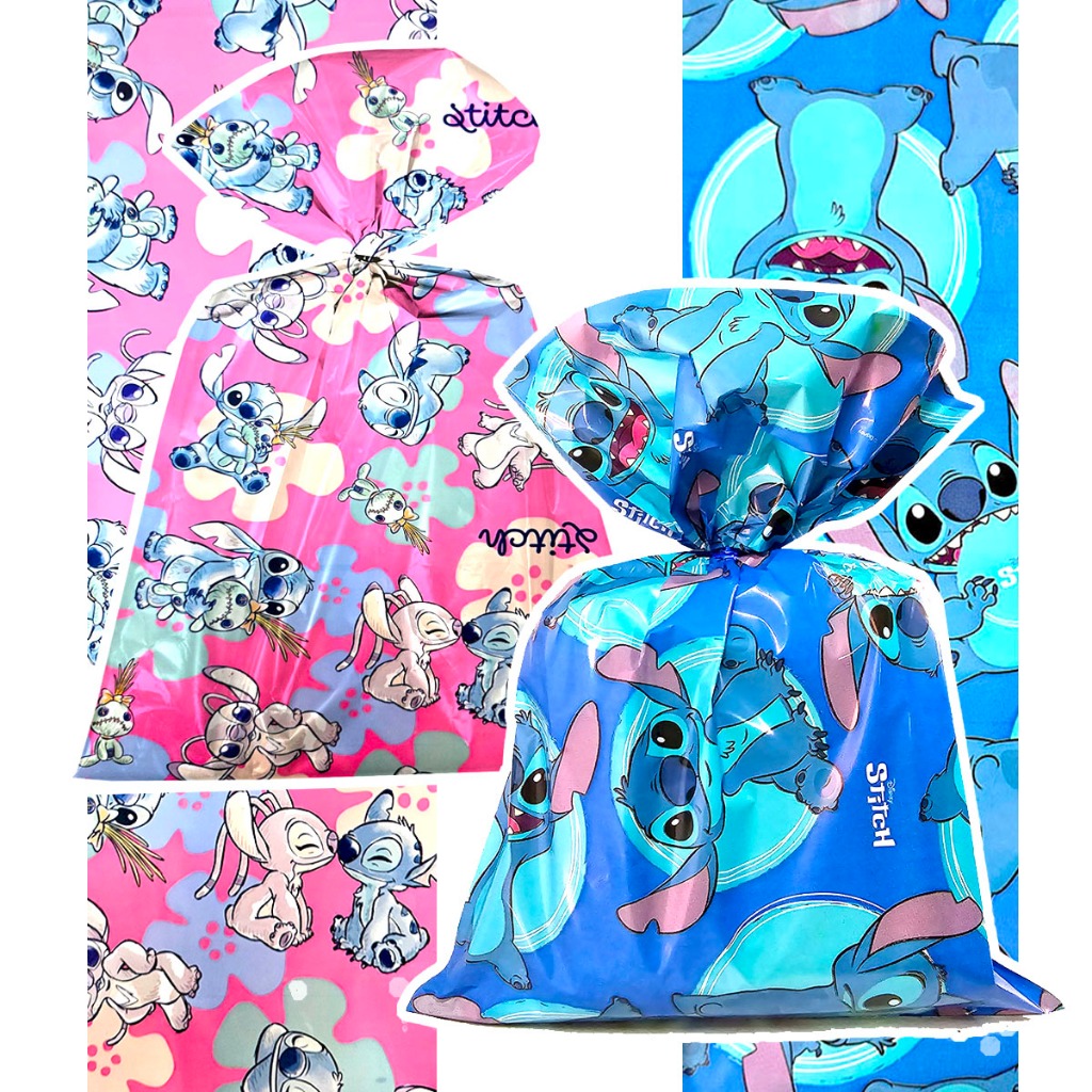 40 Sacolinha Stitch Angel Surpresa Lembrancinha Aniversário da Disney saco de presente em Oferta na Shopee