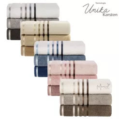 Kit 3 Toalhas De Rosto Karsten Lumina Toque Macio 100% Algodão Ótima Absorção Fio Penteado Unika