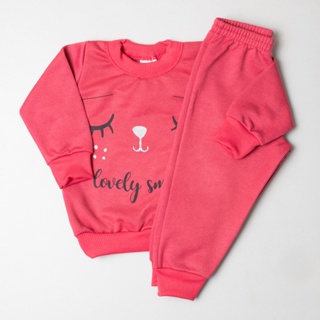 Conjunto Moletom Bebê Menina para Inverno em Oferta na Shopee