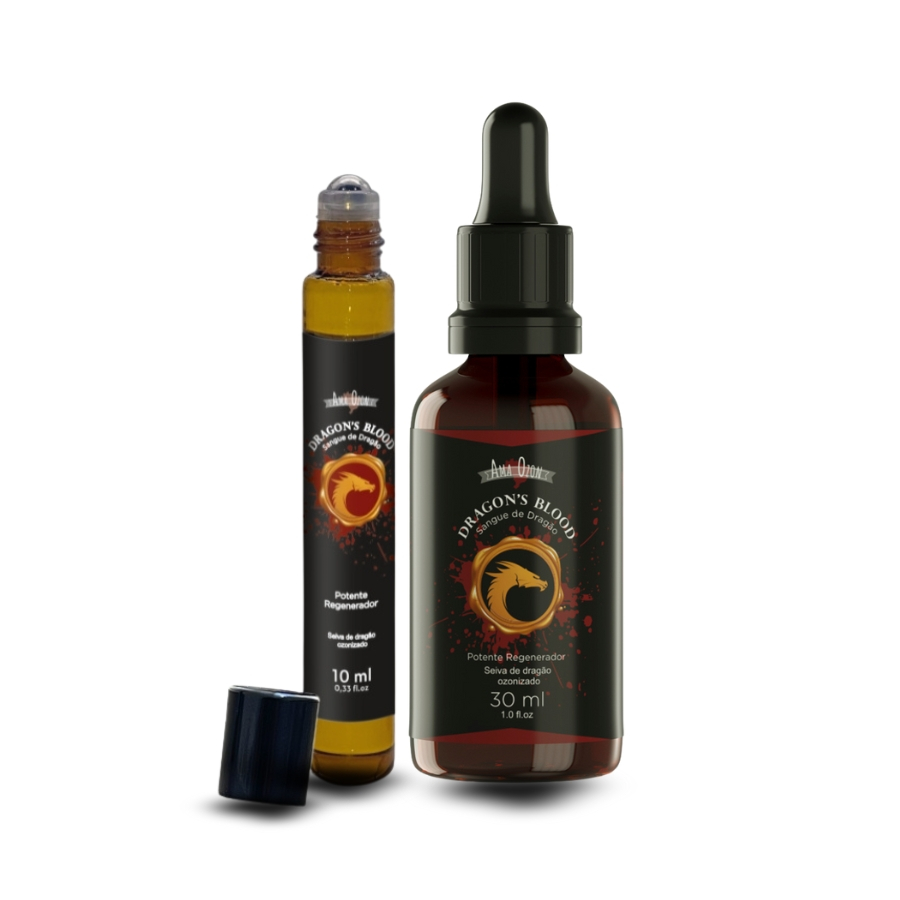 Óleo Seiva Sangue de Dragão Ozonizado Potente Regenerador Ama Ozon 30ML E Roll-on De 10ML Escolha