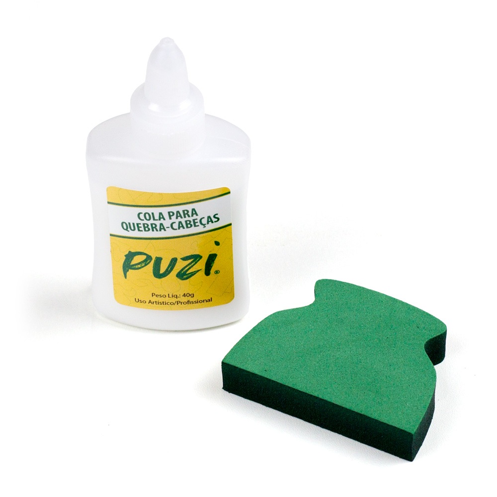 Cola Para Quebra-cabeças Com Aplicador - Acabamento Fosco - Puzi em Oferta na Shopee