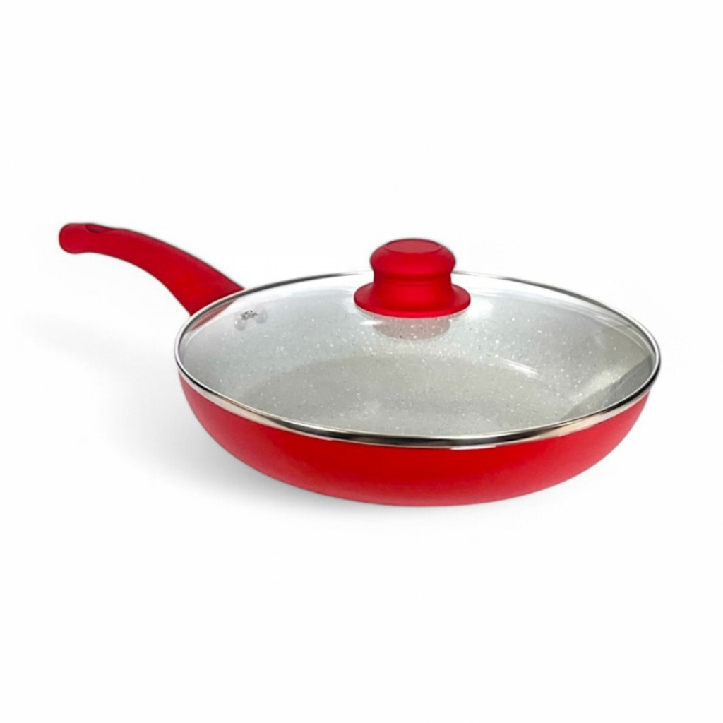 Frigideira Wok Com Revestimento Cerâmico Em Alumínio 26cm