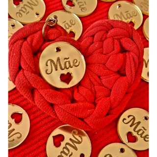 Aplique Tag com escrita Mãe Acrílico Espelhado -Tag Acrílica Espelhada - Dia das Mães 50pçs em Oferta na Shopee