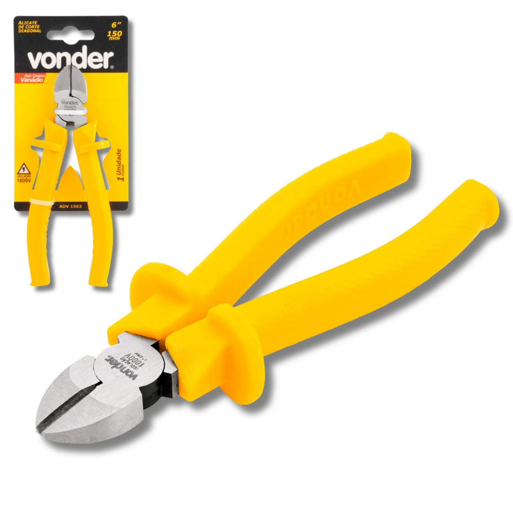 Alicate Corte Diagonal 6", com isolação até 1.000V - VONDER em Oferta na Shopee