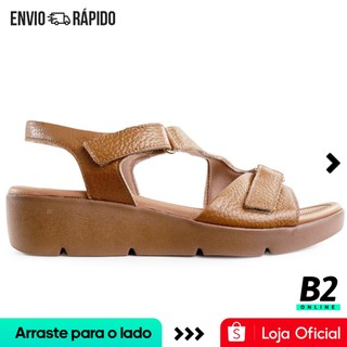 Sandália Usaflex Plataforma Ajuste Fecho Flex Feminina Original Com Nota Fiscal e Garantia em Oferta na Shopee