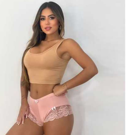Kit 03 Calcinha Box Renda,cueca femenina, shortinho conforto sensualidade dia a dia