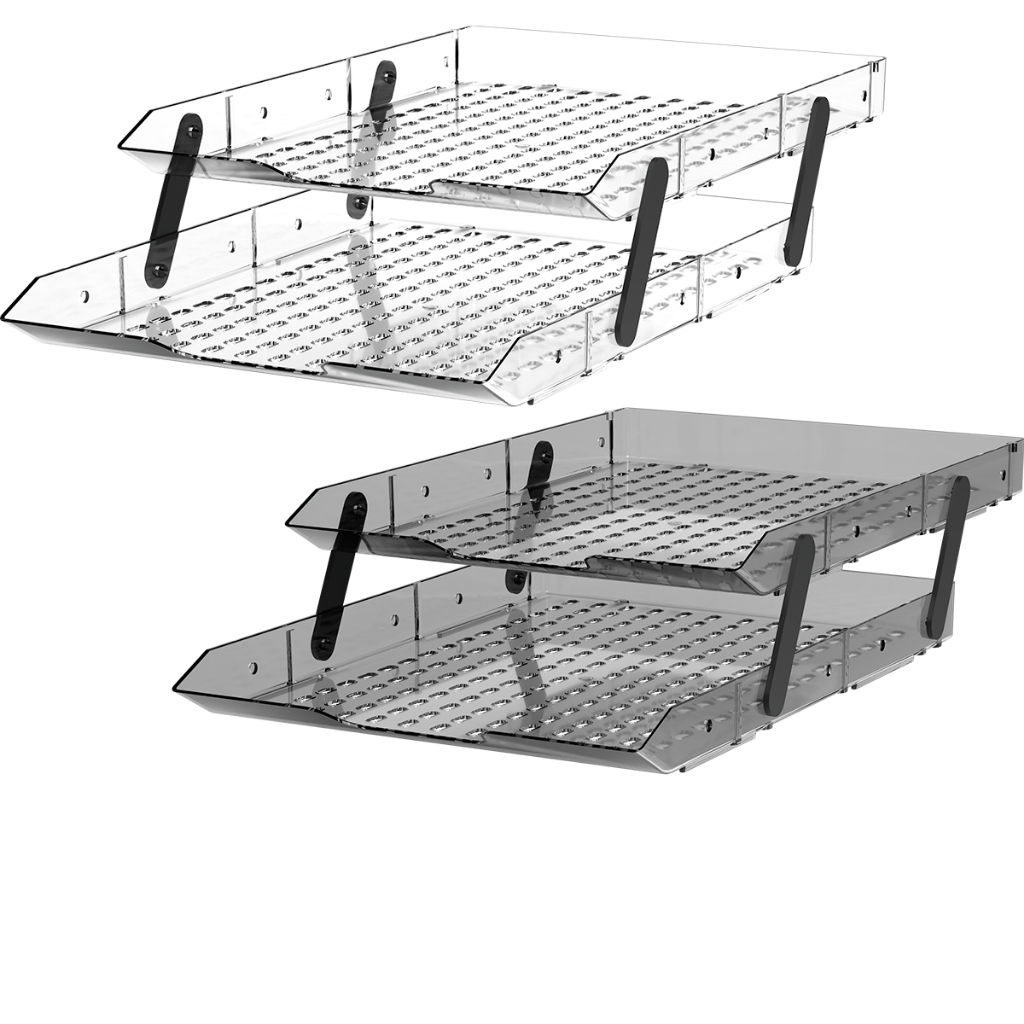 Organizador de Mesa Duplo para Documentos e Papel A4 Escritório e Home Office Profissional