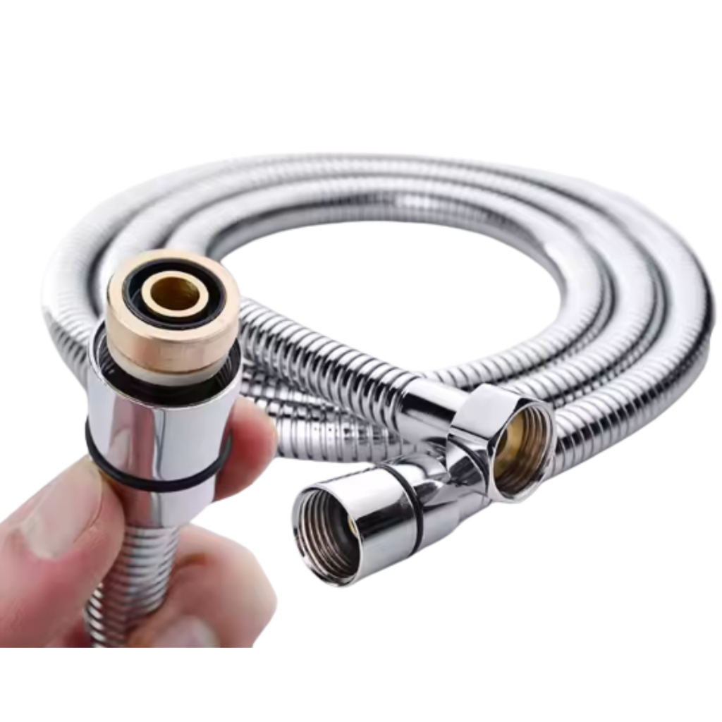 Engate Mangueira Flexível Aço Inox Ducha Higiênica Chuveiro Banheiro