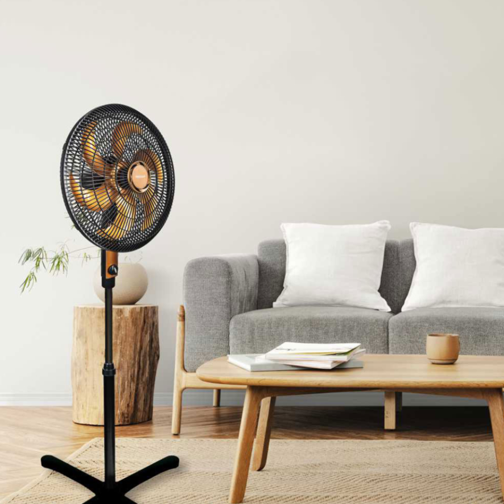 Ventilador de Coluna 40cm Preto/Bronze 6 Pás 80W 127V - VENTIMAIS