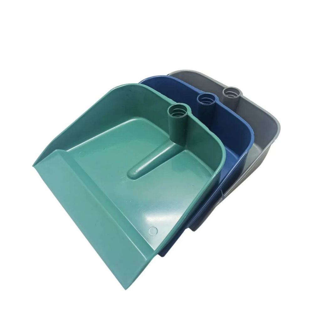 Kit 3 Pás Plástico Sem Cabo Cores Variadas - S&V