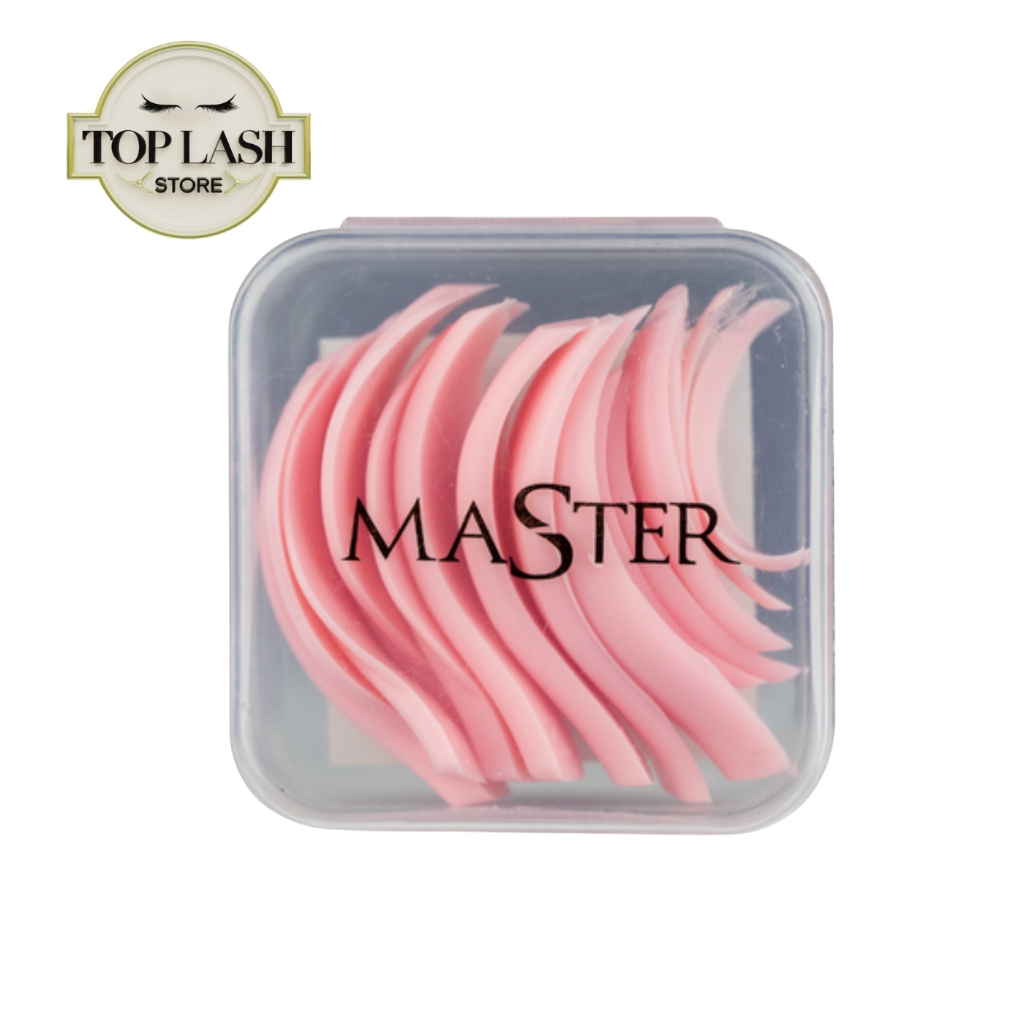 Pads de Silicone Master Russo Curvatura M Borda Livre (7 Pares) para Lash Lifting