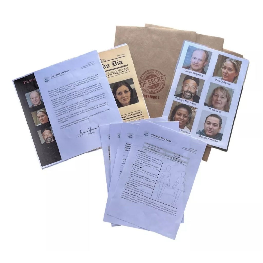 Jogo Detetive Investigação Criminal Resolva Casos Criminais
