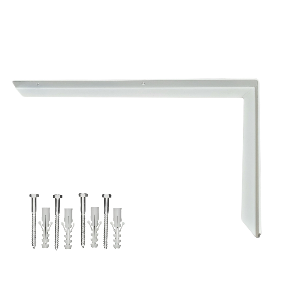 Suporte Reforçado Cantoneira Mão Francesa 40 cm Pesado Prateleira Pia Bancada