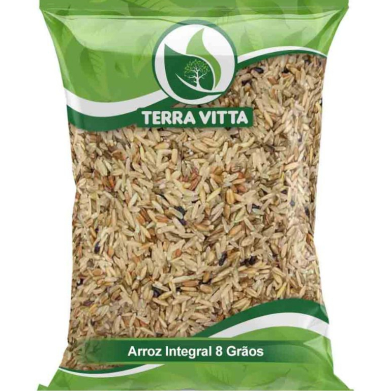 Arroz Integral 8 Grãos 1Kg