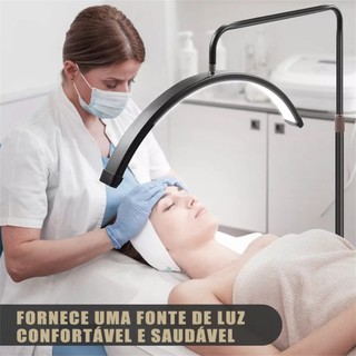 Luminaria Meia Lua Estetica Mesa 3 Tons Ajustavel Salao Beleza Limpeza De Pele
