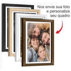 Quadro Decorativo personalizado com sua foto moldura decoração porta retrato para sala quarto escritório coisas casa