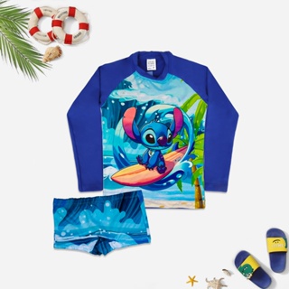 Kit Camisa UV50 + Sunga Infantil Menino Moda Praia e Banho em Oferta na Shopee