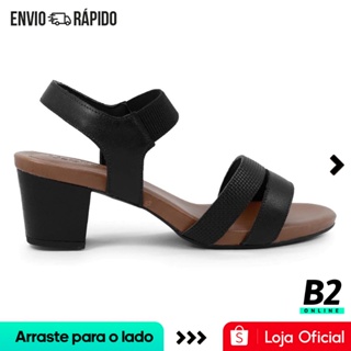 Sandália Usaflex Tiras Feminino Casual Confortável Original com Nota Fiscal e Garantia em Oferta na Shopee