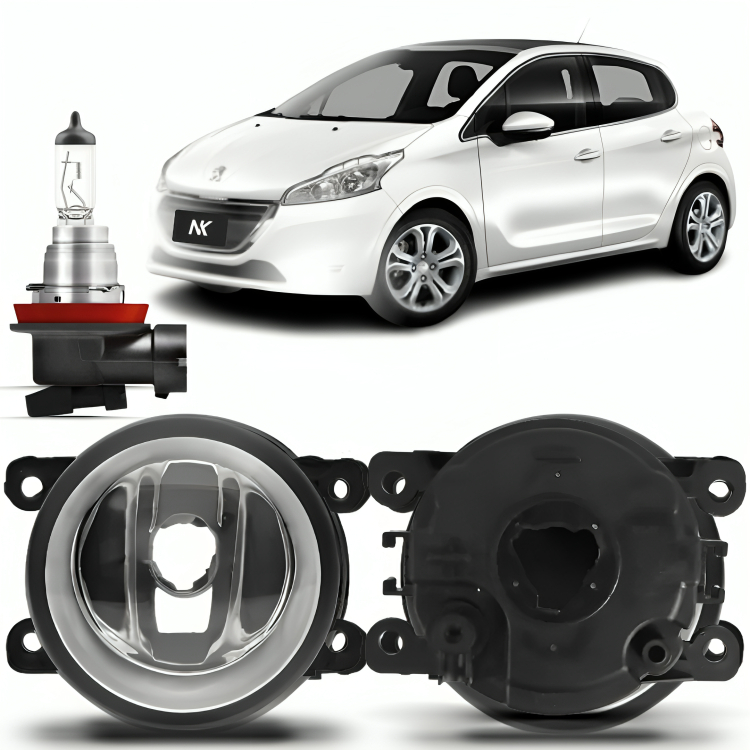 Farol Milha Peugeot 208 2012 2013 2014 2015 2016 + Lâmpada