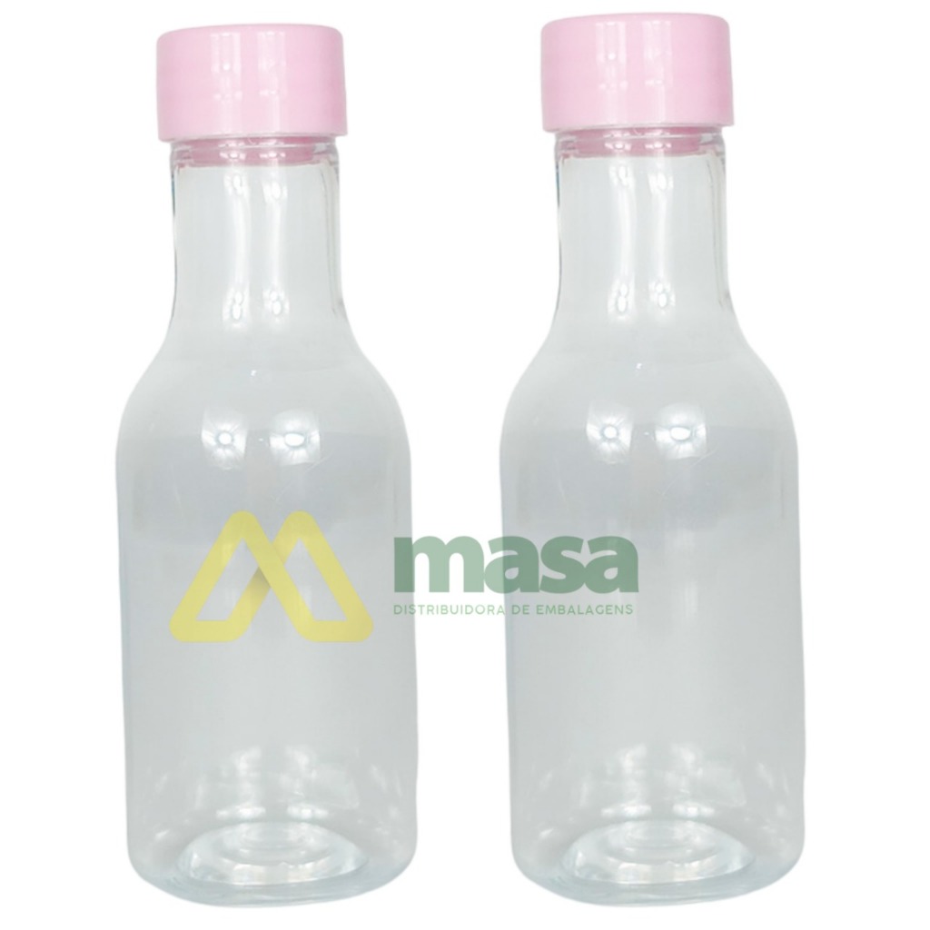 Kit festa- 100 mini garrafinhas 50 ml C/ tampa Plástica para Lembrancinha cosmeticos e  aniversarios