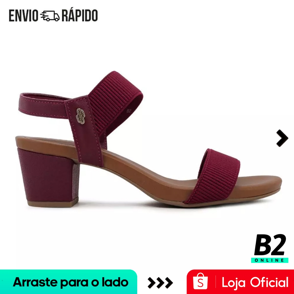 Sandália Usaflex Com Elástico Feminino Casual 100% Original Com Garantia e Nota Fiscal - Women Shoes