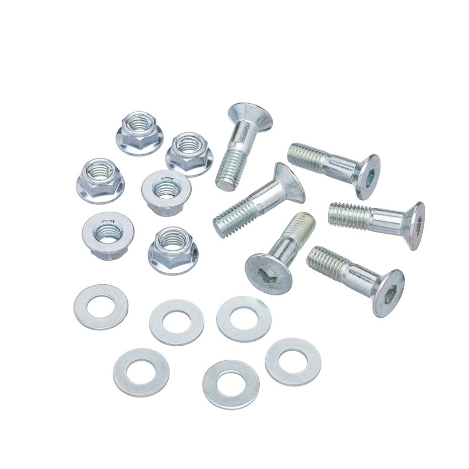 Kit Prisioneiro de Coroa Nxr Bros 125 150, Xr 250 Tornado (Parafuso + Porca + Arruela) - GP7