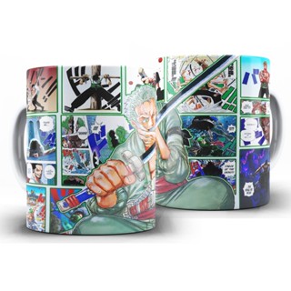 Caneca Anime - One Piece W22 - Roronoa Zoro Cenas em Oferta na Shopee