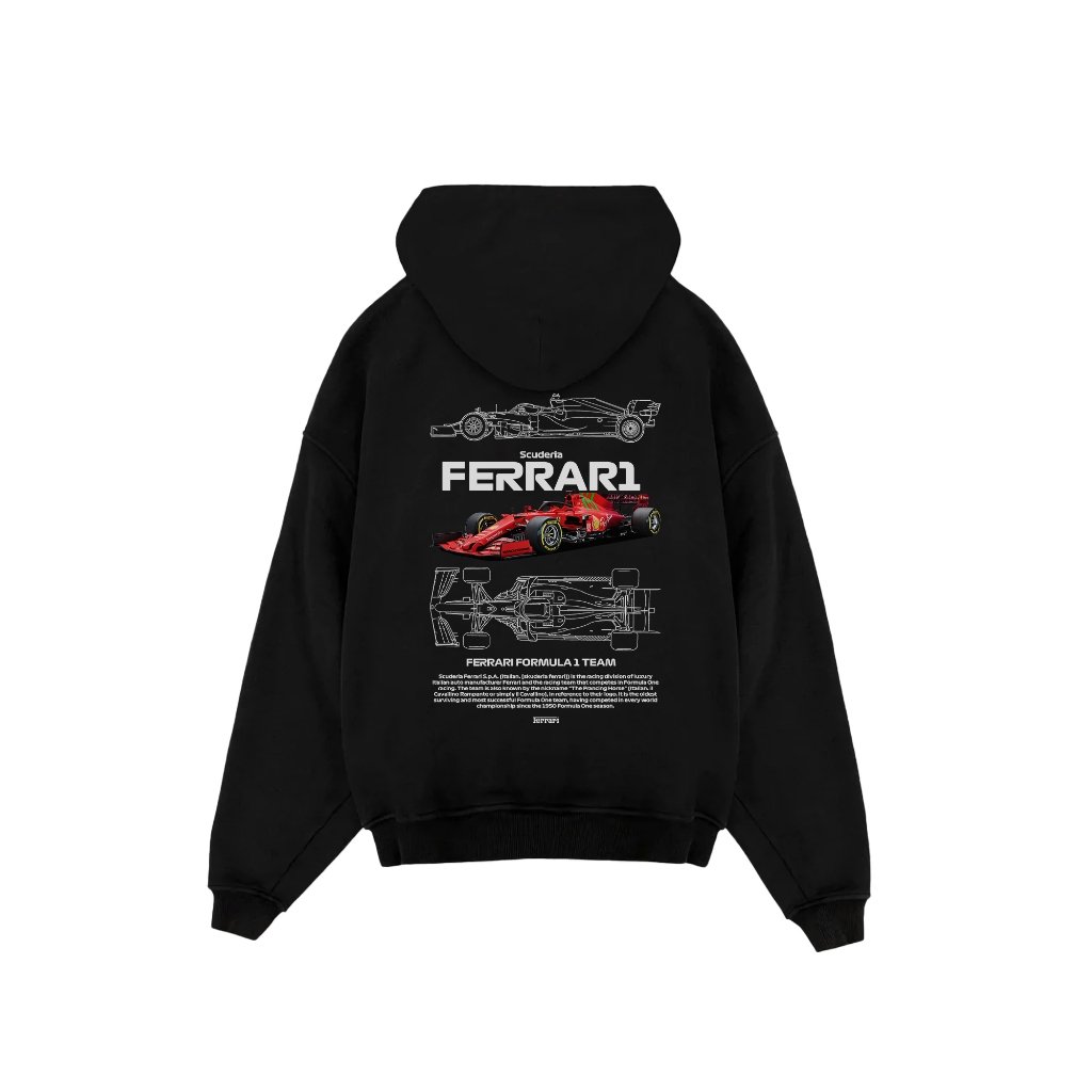 Moletom Ferrari - Toque Macio, Blusa de frio Conforto Incomparável em Algodão 100%, P/M/G/GG