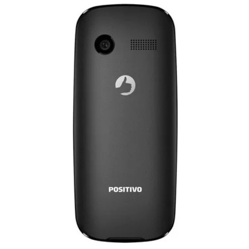 Celular Positivo P26 Preto 4G Original Rádio FM Para Idosos