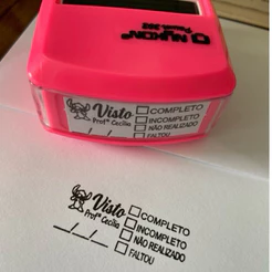 Carimbo Personalizado, Personalize seu carimbo