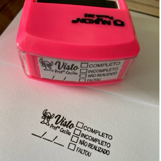 Carimbo Personalizado, Personalize seu carimbo em Oferta na Shopee