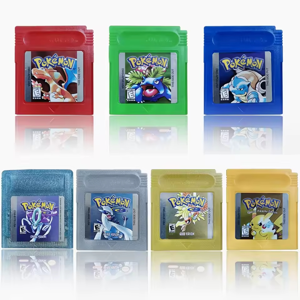 Kit Completo Coleção 7 Jogos Pokemon - Game Boy Color