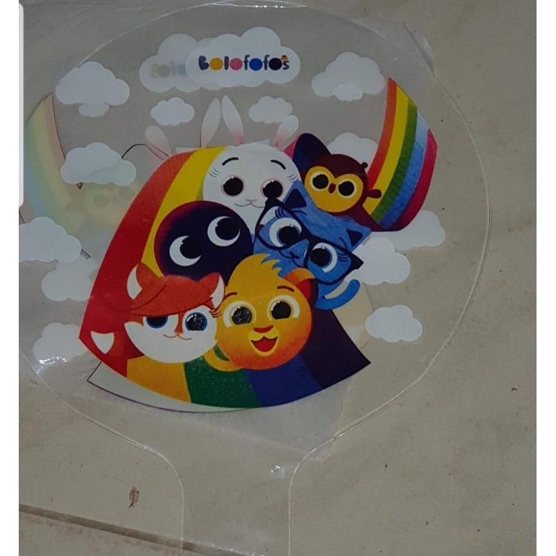 balão temático centro de mesa bolofofos kit 5 unidades