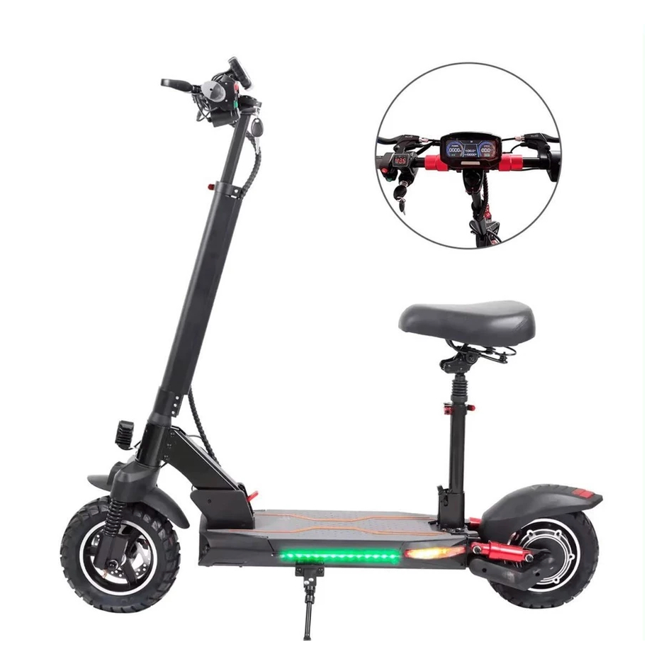 Patinete Scooter Elétrico Off Road 450W 120KG Adulto 10 Polegadas