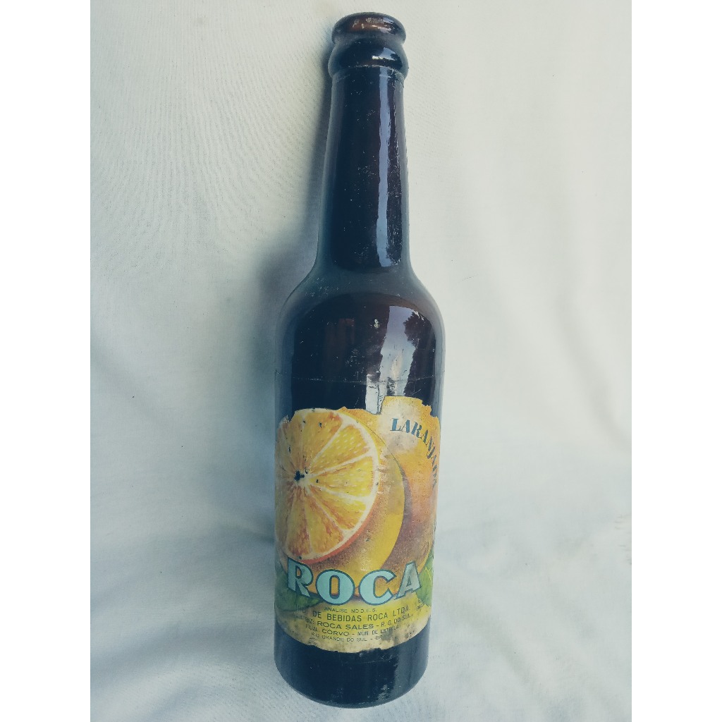Garrafa Antiga Laranjada Roca - 300 ml - decada de 1970 -  X8